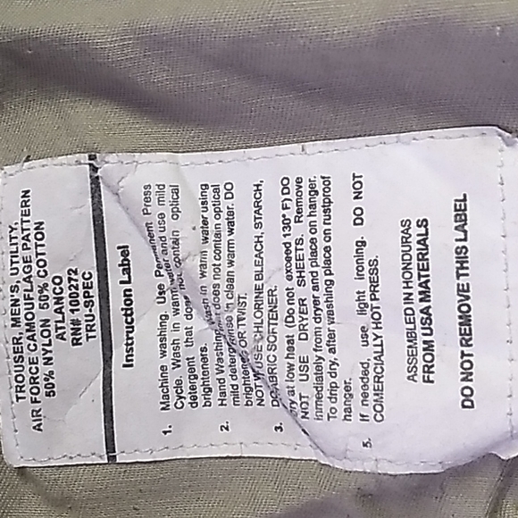 Mens US Air Force Trousers US Military size 32 shirt green and tan - Picture 6 of 7